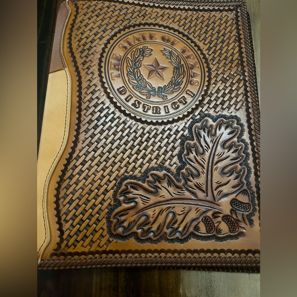 Portfolio real leather